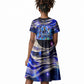 African American Inventions Black Inventors Kid Short Sleeve Dress Black Excellence Heritage Tribute - Futuristic Innovation