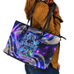 African American Inventions Black Inventors Leather Tote Bag Black Excellence Heritage Tribute - Futuristic Innovation