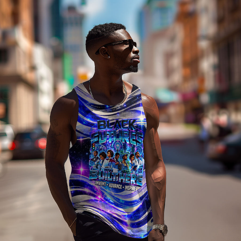African American Inventions Black Inventors Men Tank Top Black Excellence Heritage Tribute - Futuristic Innovation