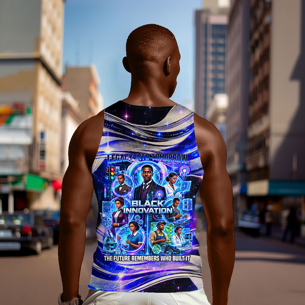 African American Inventions Black Inventors Men Tank Top Black Excellence Heritage Tribute - Futuristic Innovation
