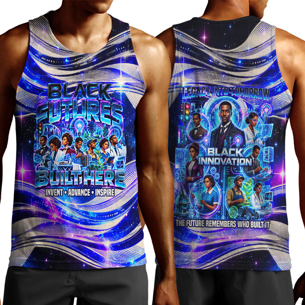 African American Inventions Black Inventors Men Tank Top Black Excellence Heritage Tribute - Futuristic Innovation