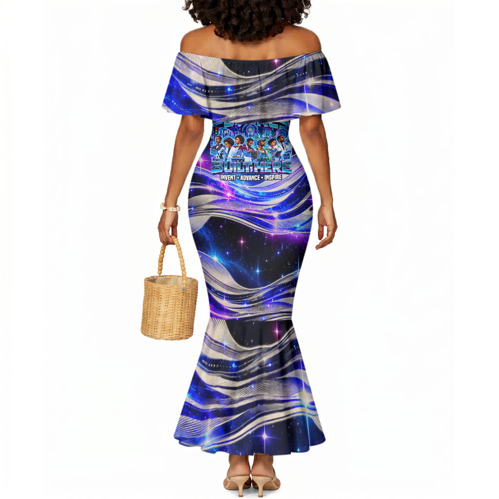African American Inventions Black Inventors Mermaid Dress Black Excellence Heritage Tribute - Futuristic Innovation