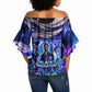 African American Inventions Black Inventors Off Shoulder Wrap Waist Top Black Excellence Heritage Tribute - Futuristic Innovation