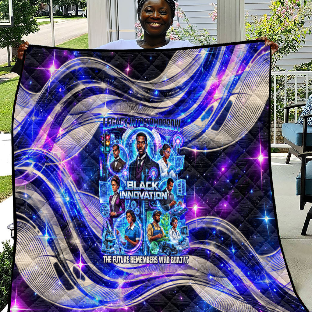 African American Inventions Black Inventors Quilt Black Excellence Heritage Tribute - Futuristic Innovation