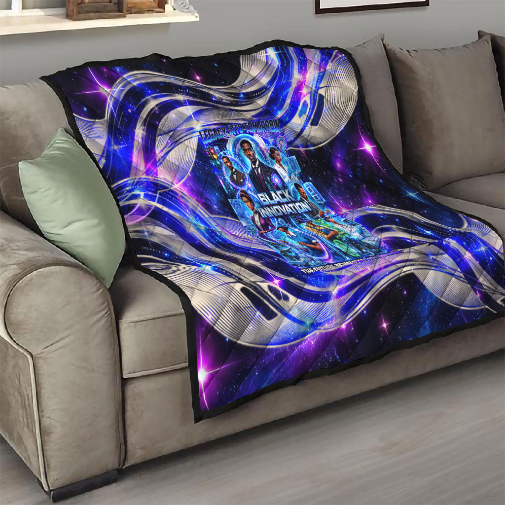 African American Inventions Black Inventors Quilt Black Excellence Heritage Tribute - Futuristic Innovation