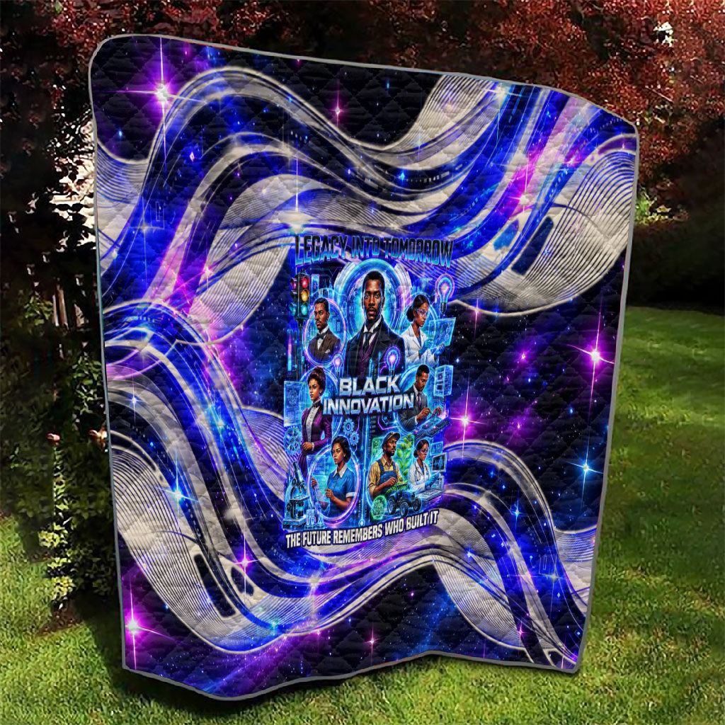 African American Inventions Black Inventors Quilt Black Excellence Heritage Tribute - Futuristic Innovation