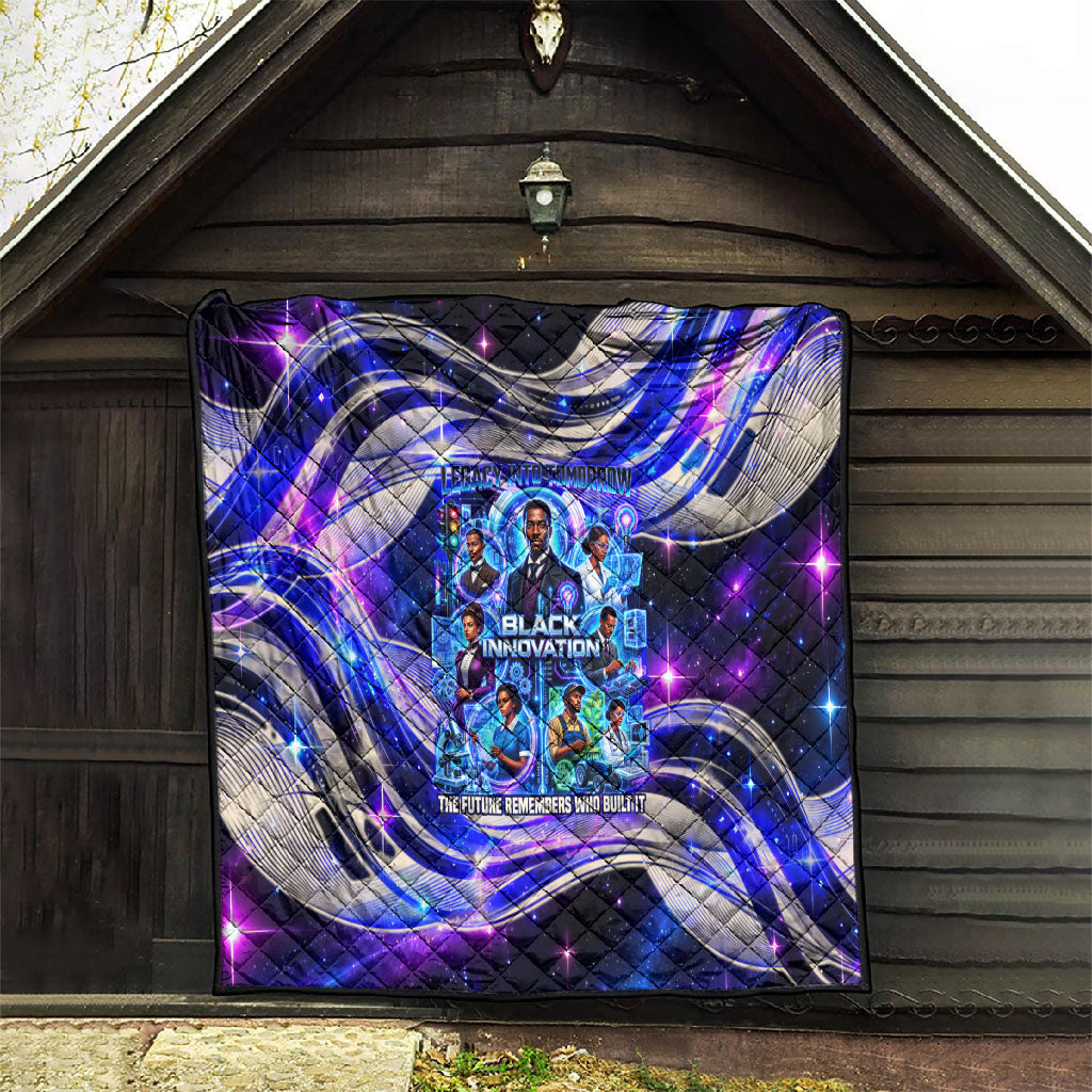 African American Inventions Black Inventors Quilt Black Excellence Heritage Tribute - Futuristic Innovation