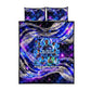 African American Inventions Black Inventors Quilt Bed Set Black Excellence Heritage Tribute - Futuristic Innovation