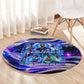African American Inventions Black Inventors Round Carpet Black Excellence Heritage Tribute - Futuristic Innovation