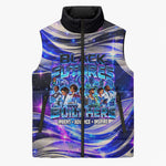 African American Inventions Black Inventors Sleeveless Puffer Jacket Black Excellence Heritage Tribute - Futuristic Innovation