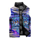 African American Inventions Black Inventors Sleeveless Puffer Jacket Black Excellence Heritage Tribute - Futuristic Innovation