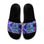 African American Inventions Black Inventors Slide Sandals Black Excellence Heritage Tribute - Futuristic Innovation