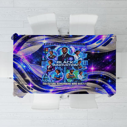 African American Inventions Black Inventors Tablecloth Black Excellence Heritage Tribute - Futuristic Innovation