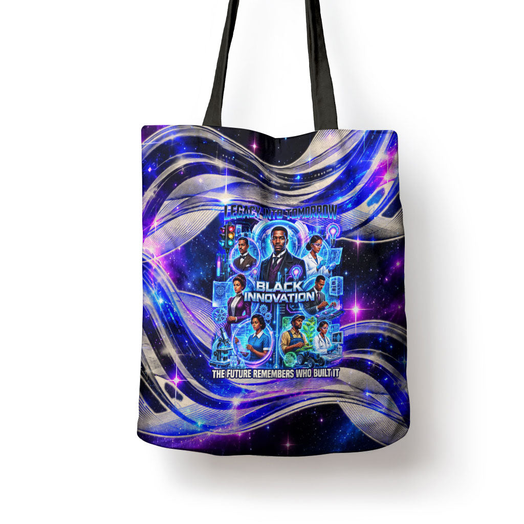 African American Inventions Black Inventors Tote Bag Black Excellence Heritage Tribute - Futuristic Innovation