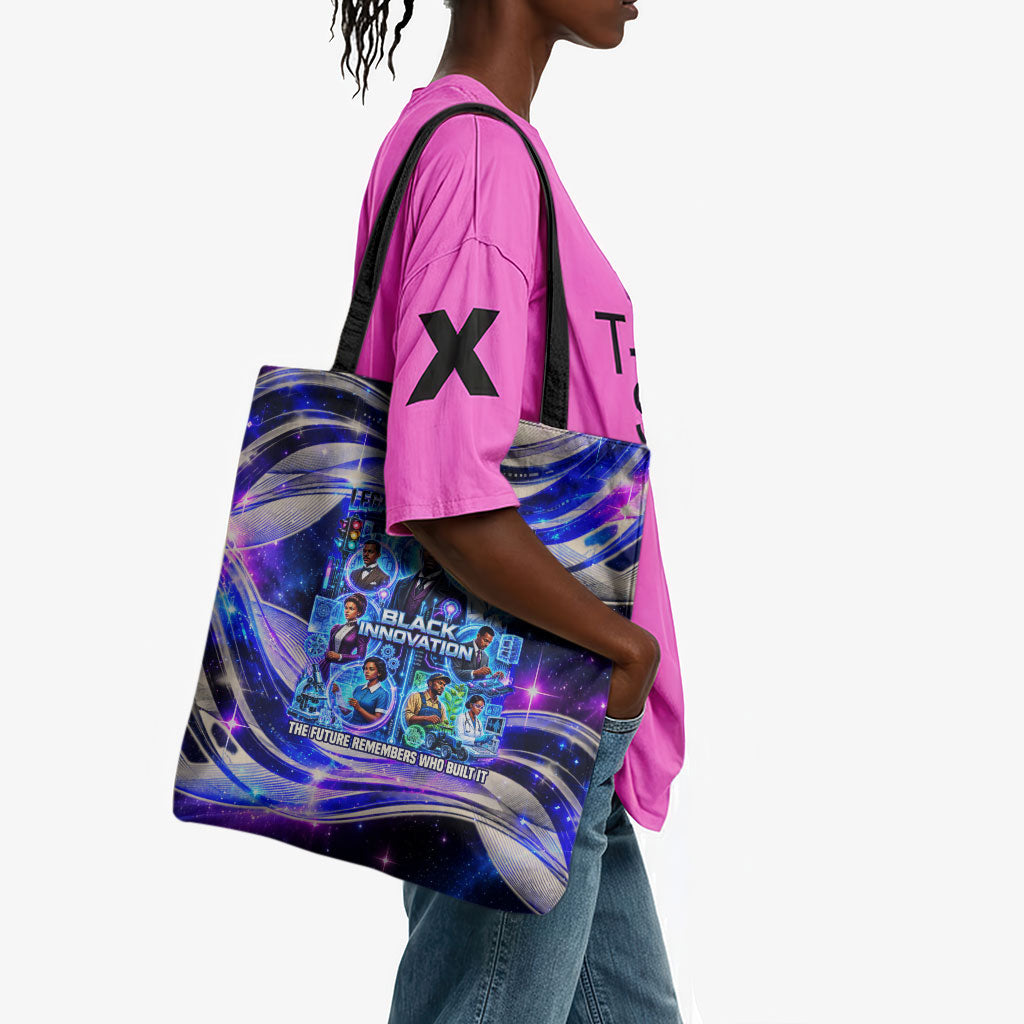 African American Inventions Black Inventors Tote Bag Black Excellence Heritage Tribute - Futuristic Innovation
