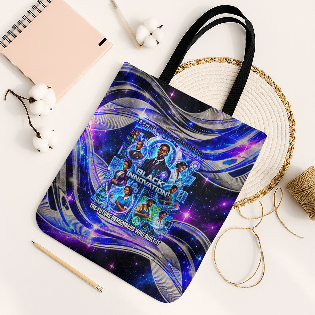 African American Inventions Black Inventors Tote Bag Black Excellence Heritage Tribute - Futuristic Innovation
