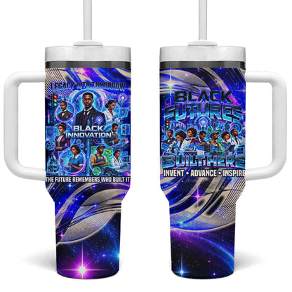 African American Inventions Black Inventors Tumbler With Handle Black Excellence Heritage Tribute - Futuristic Innovation
