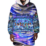 African American Inventions Black Inventors Wearable Blanket Hoodie Black Excellence Heritage Tribute - Futuristic Innovation