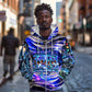 African American Inventions Black Inventors Zip Hoodie Black Excellence Heritage Tribute - Futuristic Innovation