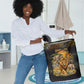 African Wildlife Heart Laundry Basket Safari Sunset Lion Elephant Giraffe Tribal Pattern