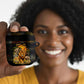 African Wildlife Heart AirPods Case Safari Sunset Lion Elephant Giraffe Tribal Pattern