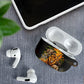 African Wildlife Heart AirPods Case Safari Sunset Lion Elephant Giraffe Tribal Pattern