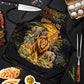 African Wildlife Heart Apron Safari Sunset Lion Elephant Giraffe Tribal Pattern