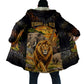 African Wildlife Heart Cloak Safari Sunset Lion Elephant Giraffe Tribal Pattern