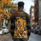 African Wildlife Heart Long Sleeve Shirt Safari Sunset Lion Elephant Giraffe Tribal Pattern