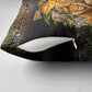 African Wildlife Heart Pillow Cover Safari Sunset Lion Elephant Giraffe Tribal Pattern