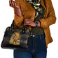 African Wildlife Heart Shoulder Handbag Safari Sunset Lion Elephant Giraffe Tribal Pattern