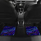 African Wildlife Born Wild Car Mats Colorful Graffiti Street Art - Tribal Safari Lion Elephant