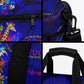 African Wildlife Born Wild Duffle Bag Colorful Graffiti Street Art - Tribal Safari Lion Elephant