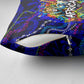 African Wildlife Born Wild Pillow Cover Colorful Graffiti Street Art - Tribal Safari Lion Elephant