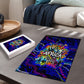 African Wildlife Born Wild Puzzle Colorful Graffiti Street Art - Tribal Safari Lion Elephant