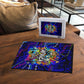 African Wildlife Born Wild Puzzle Colorful Graffiti Street Art - Tribal Safari Lion Elephant