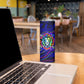 African Wildlife Born Wild Skinny Tumbler Colorful Graffiti Street Art - Tribal Safari Lion Elephant