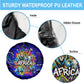 African Wildlife Born Wild Spare Tire Cover Colorful Graffiti Street Art - Tribal Safari Lion Elephant