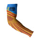Patrice Lumumba Arm Sleeves with Congolese Flag Colors and African History Quote - African Pride