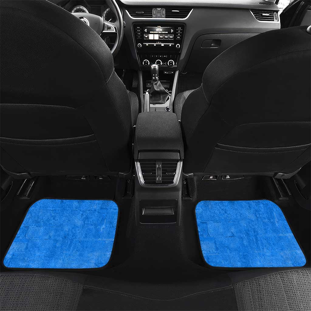 Patrice Lumumba Car Mats with Congolese Flag Colors and African History Quote - African Pride