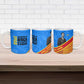 Patrice Lumumba Ceramic Mug with Congolese Flag Colors and African History Quote - African Pride