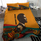 Patrice Lumumba Bedding Set with Profile Portrait and Bold Africa Will Rise Statement - African Pride