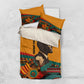 Patrice Lumumba Bedding Set with Profile Portrait and Bold Africa Will Rise Statement - African Pride