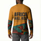 Patrice Lumumba Button Sweatshirt with Profile Portrait and Bold Africa Will Rise Statement
