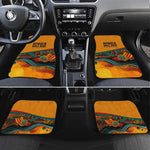 Patrice Lumumba Car Mats with Profile Portrait and Bold Africa Will Rise Statement - African Pride