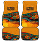 Patrice Lumumba Car Mats with Profile Portrait and Bold Africa Will Rise Statement - African Pride