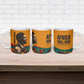 Patrice Lumumba Ceramic Mug with Profile Portrait and Bold Africa Will Rise Statement - African Pride