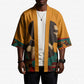 Patrice Lumumba Kimono with Profile Portrait and Bold Africa Will Rise Statement - African Pride