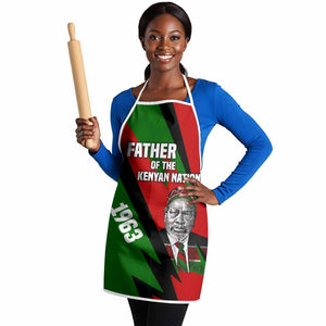 Jomo Kenyatta Apron Patriotic Colors Design and Father of the Kenyan Nation Tribute - African Pride