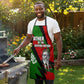 Jomo Kenyatta Apron Patriotic Colors Design and Father of the Kenyan Nation Tribute - African Pride